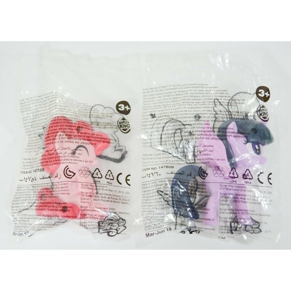 My Little Pony Lot of 11 Assorted Toy Figures + Purse + 7" Ty Pinkie Pie Plush - Picture 5 of 9